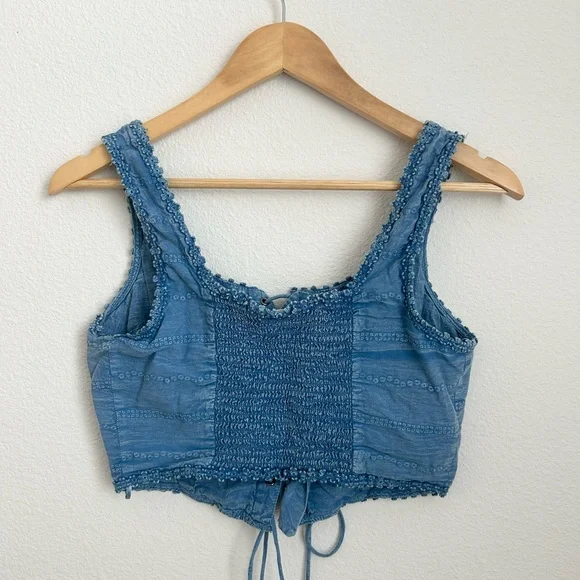 Japna Lace Up Corset Style Tank Top - Medium - Picture 4 of 5